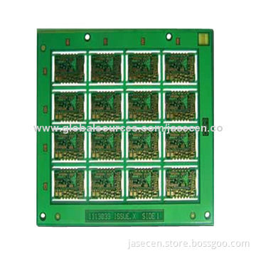 4-layer half-hole board PCB with thickness of 1.6mm
